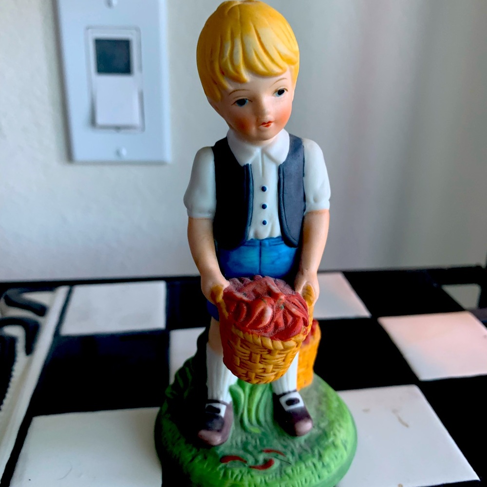 Vintage little boy figurine
